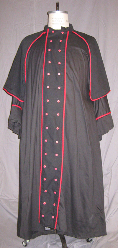 Bishop cassock with cape