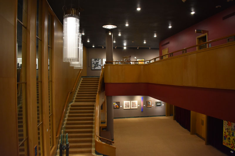 WWU Mainstage Theatre inner lobby