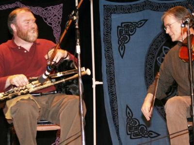 Tom Creegan, Irish Piper and Dale Russ, Irish fiddle